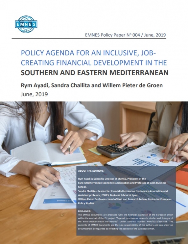 Policy Agenda For An Inclusive, Job-creating Financial Development In The Southern And Eastern Mediterranean