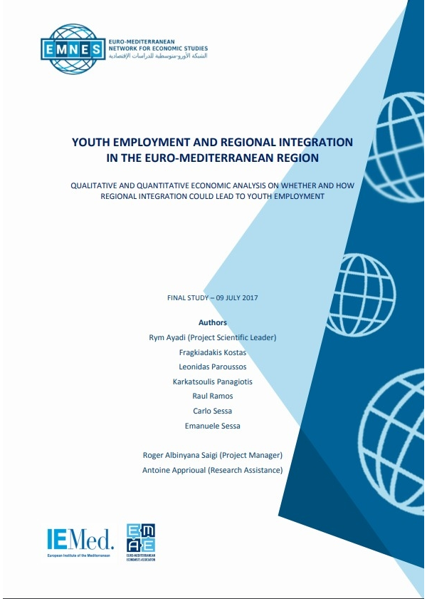 Youth employment and regional integration in the Euro-Mediterranean region – Qualitative and quantitative economic analysis on whether and how regional integration could lead to youth employment